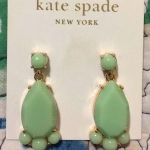 Kate Spade mint dangle earrings